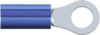 51864-7 TE Connectivity, PIDG Insulated Ring Terminal, M5 Stud Size, 1mm² to 2.6mm² Wire Size, Blue