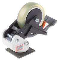 296-2871 RS PRO Braked Swivel Castor Wheel, 110kg Capacity, 100mm Wheel