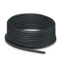 1501838 Phoenix Contact SAC-4P-100.0-PVC/0.34 Data Cable, 4 Cores, 0.34 mm² 22 AWG, Unscreened, 100 m, Black Polyvinyl Chloride