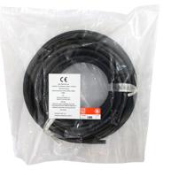 210-1250 RS PRO High Temperature 0.75 mm² 3 Core Power Cable, Black Silicone, 25m