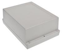 186-2252 RS PRO Grey ABS Enclosure, IP65, IK07, Grey Lid, 198.05 x 144.7 x 72.25mm