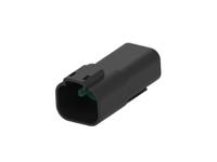 2356631-2 TE Connectivity, Superseal Pro Automotive Connector Plug Black Cable Mount 4 Way, Cable Termination