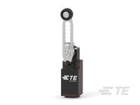 1-2483582-2 TE Connectivity TLS Series Adjustable Roller Lever Limit Switch, 1NO/1NC, IP67, SPST, Thermoplastic Housing, 230V ac ac