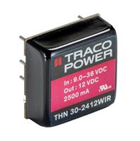 thn-30-2412wir TRACOPOWER THN 30WIR Isolated DC-DC Converter, 12V dc/ 2.5A Output, 9 → 36 V dc Input, 30W, PCB Mount, +80°C Max
