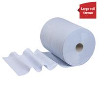 7301 Kimberly Clark WypAll L20 General Clean () Rolled Blue Paper Towel, 330 x 380mm, 2-Ply, 500 Sheets