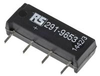 sil12-1a72-bv653 Meder PCB Mount Reed Relay, 12V dc Coil, SPST, 200V dc Max, 1 A Max, 1000Ω