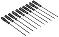 438-4324 RS PRO Slotted  Screwdriver, 1/8 in Tip, 100 mm Blade, 155 mm Overall