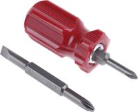 241-7769 RS PRO Phillips, Slotted Stubby Screwdriver, 1/4 in, 3/16 in, PH1, PH2 Tip, 50 mm Blade, 75 mm Overall