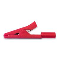 bu-109-2 Mueller Electric Crocodile Clip Crocodile Clip Connection, Nickel-Plated Steel Contact, 10A, Red