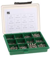 395-428 RS PRO Stainless Steel 800 Piece Hex Socket Drive Screw/Bolt Kit