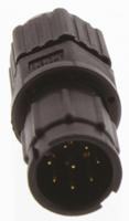 bd-08bmma-ll7001 Amphenol Industrial Circular Connector, 8 Contacts, Cable, Standard Connector, Plug, Male, IP67, Ceres Series