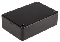 1591msbk Hammond 1591 Series Black ABS Enclosure, IP54, Black Lid, 85 x 56 x 26mm