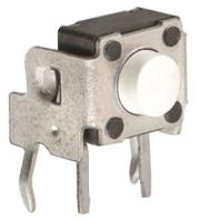 431256031726 Wurth Elektronik White Tactile Switch, SPST 50 mA @ 12 V dc 0.6mm Through Hole