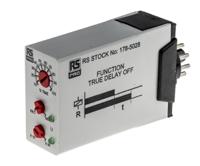 178-5028 RS PRO Plug In Timer Relay, 24V ac, 0.1 s → 30min, 1-Function, DPDT