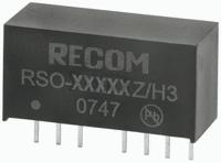 rso-1205sz Recom DC-DC Converter, 5V dc/ 200mA Output, 4.5 → 18 V dc Input, 1W, Through Hole, +85°C Max Temp -40°C Min Temp