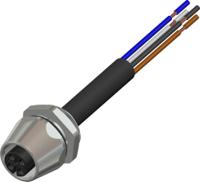 283-4996 RS PRO Industrial Circular Connector, 4 Contacts, Panel, M12 Connector, Socket, Female, IP67