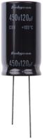 450cxw120mefc18x315 Rubycon 120μF Aluminium Electrolytic Capacitor 450V dc, Radial, Through Hole - 450CXW120MEFC18X31.5