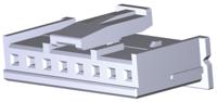 1969442-2 TE Connectivity, Economy Power 2.5 Male Connector Housing, 2.5mm Pitch, 2 Way, 1 Row