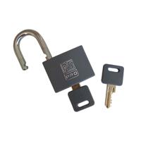 195-8251 RS PRO Key Brass Padlock, Keyed Alike, 6mm Shackle, 40mm Body