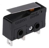 ss-10gl Omron Hinge Lever Micro Switch, Solder Terminal, 10.1 A @ 250 V ac, SPDT, IP40