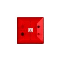 fd40d00r12 Clifford & Snell FD40 Series Red Flashing Beacon, 24 V dc, Surface Mount, LED Bulb, IP65