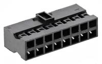 90311-016lf Amphenol Communications Solutions, Minitek Pwr Connector Housing, 2mm Pitch, 16 Way, 2 Row