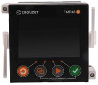 mdf1r10mv2 Crouzet Syr-Line Series Panel Mount Timer Relay, 24 → 240V ac/dc, 1-Contact, 0.001 → 9.999 s, 0.01