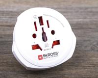 824-6080 SKROSS Australia, China, Italy, Japan, Switzerland, UK, USA to Europe Travel Adapter, Rated At 13A