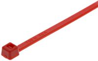 116-01812-t18r-pa66-rd HellermannTyton Cable Tie, Inside Serrated, 100mm x 2.5 mm, Red Polyamide 6.6 (PA66), Pk-100
