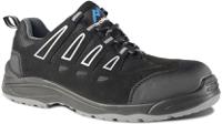 pm4040-10 Rockfall PM4040 Unisex Black Toe Capped Safety Trainers, UK 10, EU 44