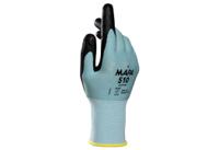 34510091 Mapa ULTRANE 510 Black, Green Water-Based Polymer Work Gloves, Size 11