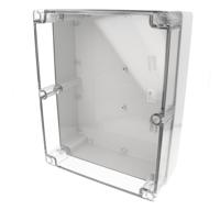 1554ya2gycl Hammond 1554 Series Light Grey Polycarbonate Enclosure, IP68, Clear Lid, 300 x 240 x 120mm