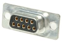121073-2055-d ITT Cannon D* 9 Way Panel Mount D-sub Connector Socket
