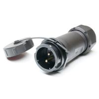 304-587 RS PRO Industrial Circular Connector, 2 Contacts, In-Line Cable Mount, SY21 Connector, Socket, Male, IP67, SY21 Series