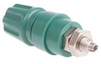 930136104 Hirschmann Test & Measurement 63A, Green Binding Post With Brass Contacts and Nickel Plated