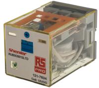 121-7834 RS PRO Plug In Power Relay, 12V dc Coil, 10A Switching Current, 3PDT