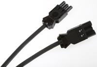 9223260601 Wieland GST18i3 Series Cable Assembly, 3-Pole, Male to Female, 16A, IP40