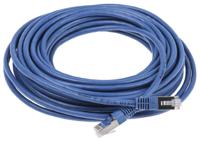 411-306 RS PRO, 10m Cat6, Blue RJ45 to Male RJ45 Male, S/FTP Shielded, Terminated PVC Sheath