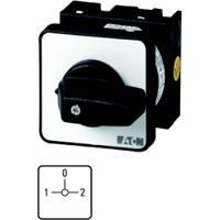 009536-t0-1-8218e Eaton, 1P 3 Position 90° Changeover Cam Switch, 690V (Volts), 20A, Short Thumb Grip Actuator