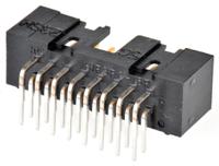 hif3fc-16pa-254ds71 Hirose HIF3FC Series Right Angle Through Hole PCB Header, 16 Contact(s), 2.54 mm Pitch, 2 Row, Shrouded