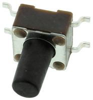 fsm8jsma TE Connectivity Black Button Tactile Switch, SPST 50 mA @ 24 V dc 5.9mm Surface Mount