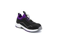 6551616-417 Honeywell Safety COCOON EVO STRETCH S3 Women's Black, Purple Composite Toe Capped Safety Shoes, UK 7, EU 41