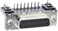 d15s13a4gx00lf Amphenol Communications Solutions Delta D 15 Way Right Angle Through Hole D-sub Connector Socket, 2.74mm Pitch, with