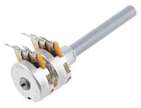 27esa104mmf50n TE Connectivity 27 100kΩ Rotary Potentiometer 2-Gang Panel Mount, 27ESA104MMF50N