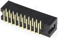 t821120a1r100ceu Amphenol Communications Solutions T821 Series Right Angle Through Hole PCB Header, 20 Contact(s), 2.54 mm Pitch, 2 Row,