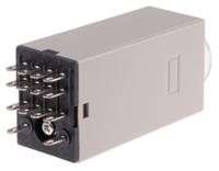h3y-4-100-120vac-60s Omron H3Y-4 Series DIN Rail, Surface Mount Timer Relay, 100 → 120V ac, 4-Contact, 2 → 60s, 1-Function,