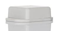 1551nflgy Hammond 1551 Series Grey ABS Enclosure, IP54, Flanged, Grey Lid, 35 x 35 x 15mm