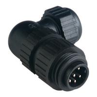 934130100-ca-6-w-ls Hirschmann, CA IP66, IP67 Black Screw 6 + PE Angled Industrial Power Plug, Rated At 10A, 230 V, 400 V