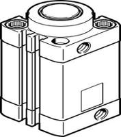 dfsp-32-25-ds-pa Festo Clamping Actuator DFSP-32-25-DS-PA
