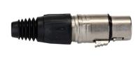 208-5180 RS PRO Cable Mount XLR Connector, Female, 75 V, 7 Way, Nickel Plating